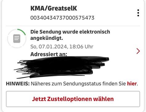 die sendung wurde elektronisch angekuendigt.